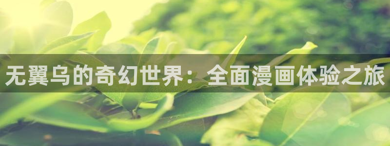 双猫戏水虫虫漫画：无翼乌的奇幻世界：全面漫画体验之旅